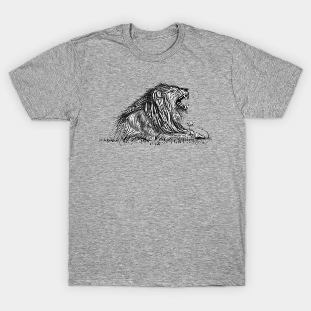 Lion T-Shirt by Aniket Patel